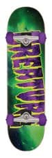 Creature Complete Skateboard Galaxy Logo Mid - Green / Purple - 7.8 Inch