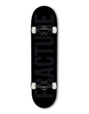 Fracture Fade Black Complete Skateboard - 8.25 Inch