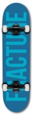 Fracture Fade Blue Teal Complete Skateboard - 8.25 Inch