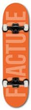 Fracture Fade Orange Complete Skateboard - 8 Inch