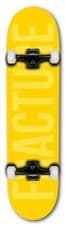 Fracture Fade Yellow Complete Skateboard - 7.75 Inch