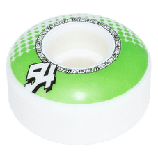 Fracture Wheels Green 54mm Skateboard Wheels - (pack of 4)
