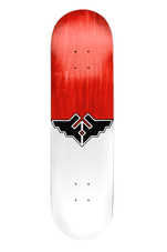Fracture Wings V1 Skateboard Deck - Red - 8.0 IN