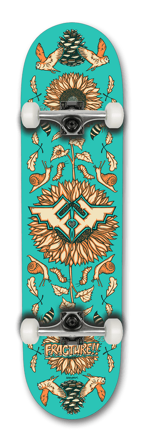 Fracture x Adswarm 2 (The Golden Ratio) Complete Skateboard - 8.25 Inch