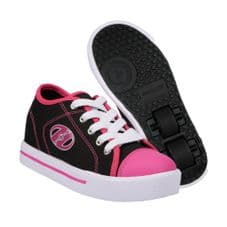 Heelys X2 Classic Black/White/Pink - Size  UK 4