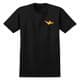 Krooked T-Shirt Bird Lightening Black / Magenta / Yellow Prints - Large Adult