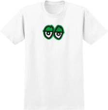Krooked T-Shirt Eyes Lg White / Green Print eXtra Large Adult