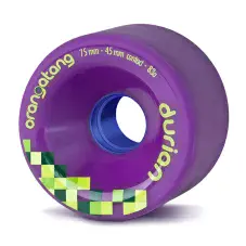 ORANGATANG "DURIAN" PURPLE 75mm 83a Longboard Wheels (pack of 4)