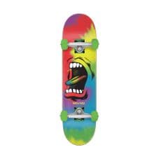 Santa Cruz Complete Skateboard Big Mouth Tie Dye Full - 8 Inch