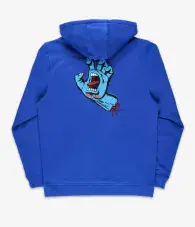 Santa Cruz Screaming Hand Chest Hoodie - Ultramarine - Large ADULT