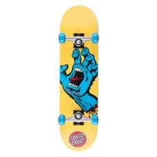Santa Cruz Screaming Hand Complete Skateboard Yellow 7.75 IN