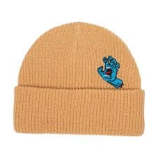 Santa Cruz Screaming Mini Hand Beanie - Wheat - O/S Adult