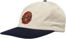 Santa Cruz Skateboards Scratched Dot Snapback Cap Calico/Deep Cobalt O/S ADULT