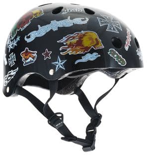 SFR Essentials Helmet -  Gloss Black Sticker