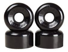 Sims Quad Roller Skate Wheels Street Snakes 78a 62 MM - BLACK (pack of 4)