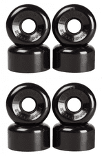 Sims Quad Roller Skate Wheels Street Snakes 78a 62 MM - BLACK (pack of 8)