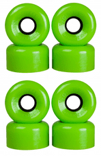 Sims Quad Roller Skate Wheels Street Snakes 78a 62 MM - GREEN (pack of 8)