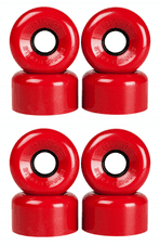 Sims Quad Roller Skate Wheels Street Snakes 78a 62 MM - RED (pack of 8)