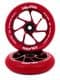 Slamm 110mm Team Wheel Red / Red  (Sold In Pairs)