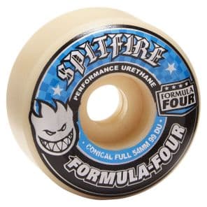 Spitfire Formula Four 99Du Conical Full Skateboard Wheels 52mm (pack of 4)