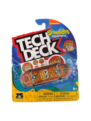 Tech Deck 96mm Fingerboard - Santa Cruz Spongebob Pineapple