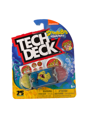 Tech Deck 96mm Fingerboard - Santa Cruz Spongebob Squarepants Screaming Hand