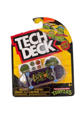 Tech Deck 96mm Fingerboard - Santa Cruz Teenage Mutant Ninja Turtles Leonardo