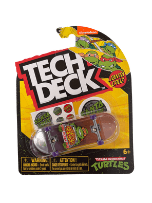 Tech Deck 96mm Fingerboard - Santa Cruz Teenage Mutant Ninja Turtles - Michelangelo