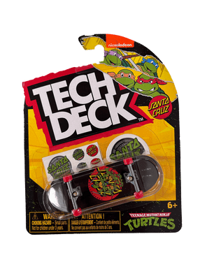 Tech Deck 96mm Fingerboard - Santa Cruz Teenage Mutant Ninja Turtles Multi
