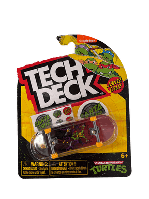 Tech Deck 96mm Fingerboard - Santa Cruz Teenage Mutant Ninja Turtles Raphael