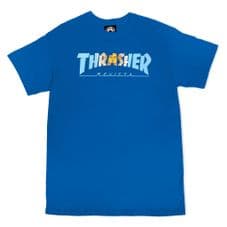 Thrasher Argentina Revista T-Shirt - Royal - Small Adult