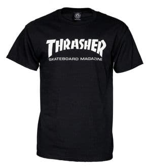 Thrasher T Shirt Skate Mag  Black Small Adult