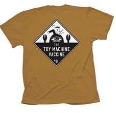 Toy Machine - Vaccine Tee - T-Shirt - Ginger - Large ADULT