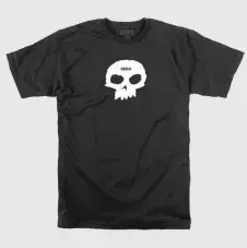 Zero Single Skull Black T-Shirt - Medium Adult