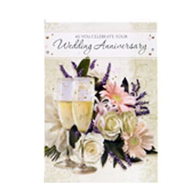'As you celebrate your Wedding Anniversary' Card by Simon Elvin