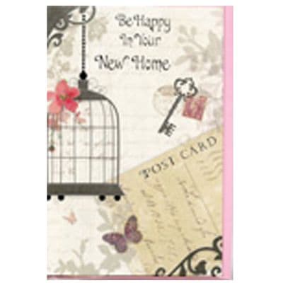 'Be Happy In Your New Home' Card