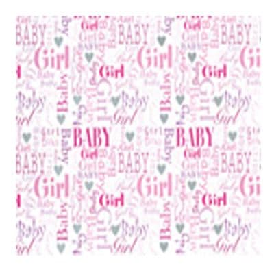 Baby Girl Gift Tag by Simon Elvin