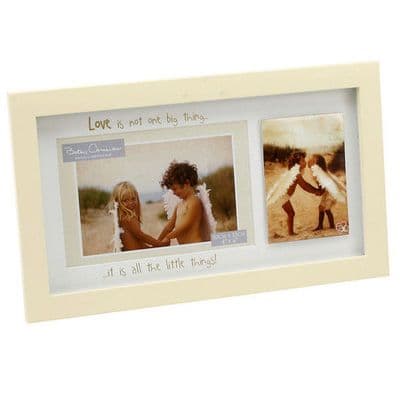 Betsy Cameron 'Love' Photo Frame, saying, 'Love is not one big thing it's all the little things'