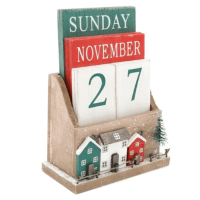 Christmas House's Wooden Calendar
