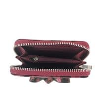 Cici Ladies Purse Wallet In Metallic Pink and Black