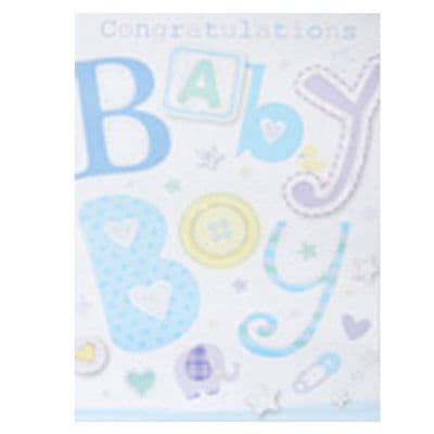 Congratulations Baby Boy Card