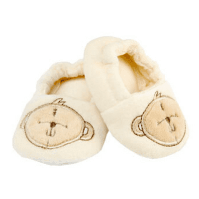Cute Button Corner Bootees with Teddy Design