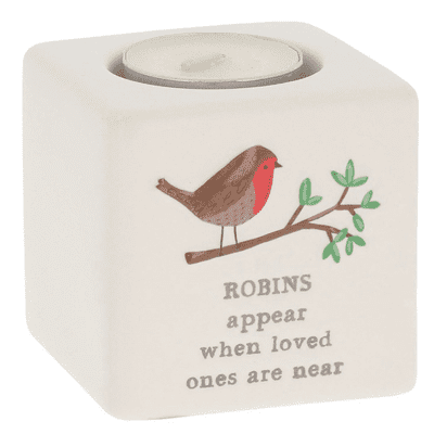 Daisyfield Robin Design Tea Light Holder