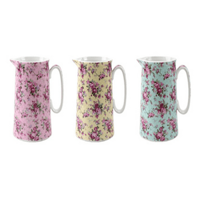 Ditsy Rose Design Fine China Jug