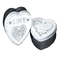 Eden Metal Heart Shaped Tin