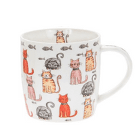 Faithful Friends Cat Design Ceramic Mug