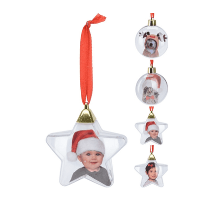 Festive Fun Personalised Photo Bauble