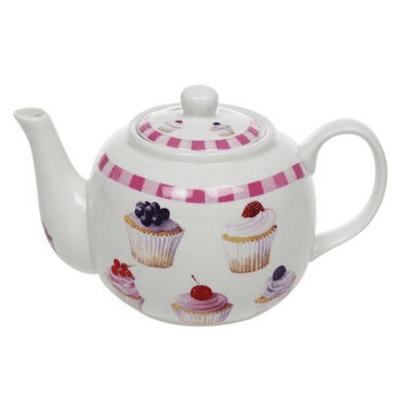 Fine China Cupcake Design Teapot