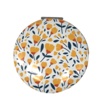 Floral Design Compact Mirror