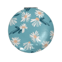 Floral Design Compact Mirror